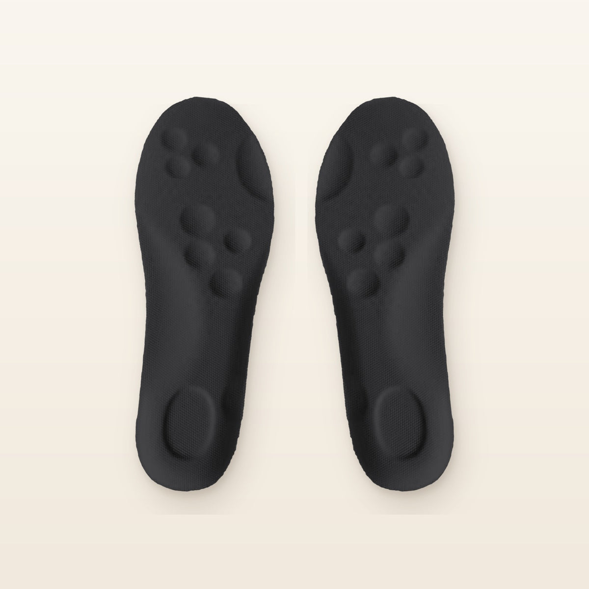 Pair of black Cloudsole insoles